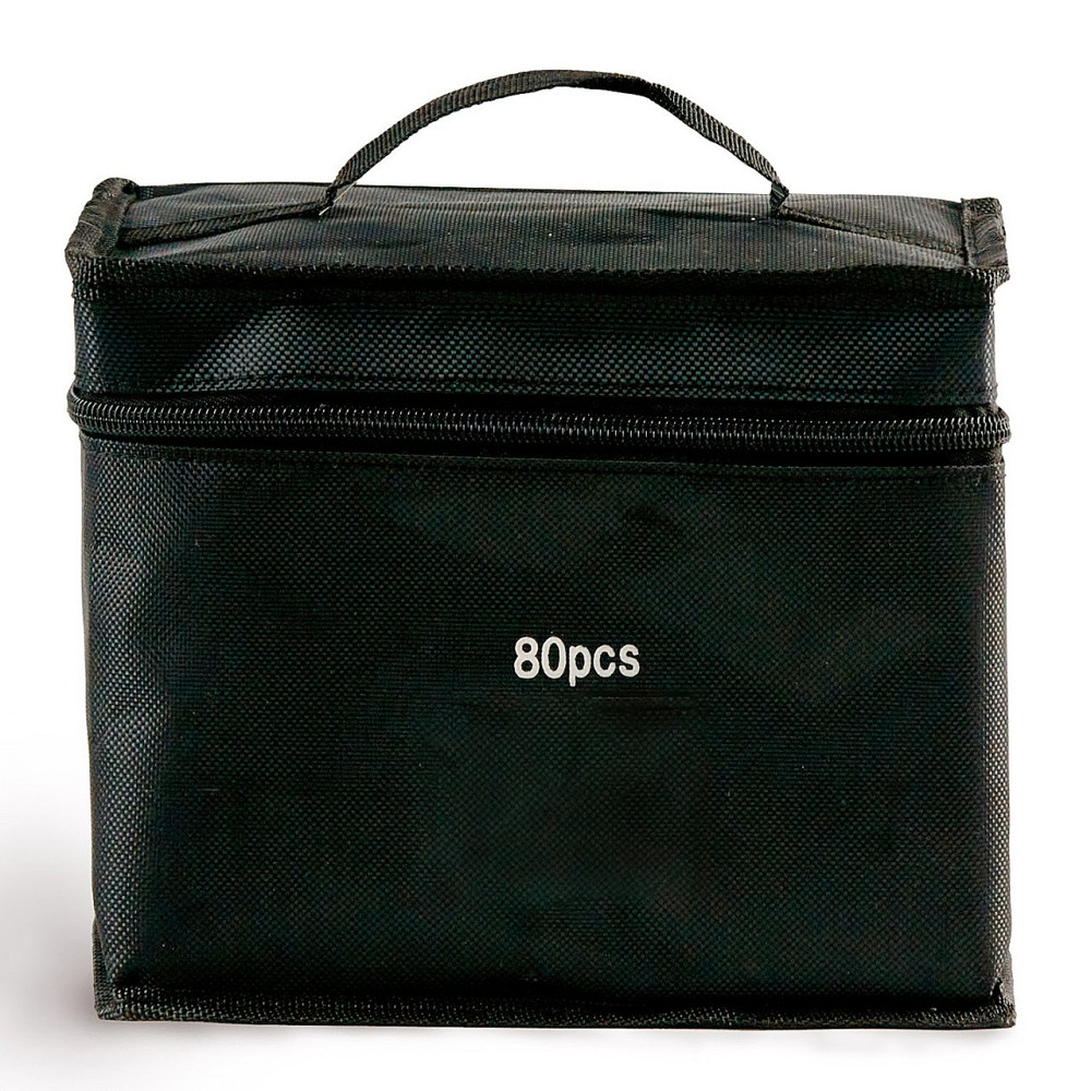 Маркери Touch Smooth набір 80 шт двосторонні спиртові для скетчінгу з підставкою для маркерів, зеленою Кам'янець-Подільський - фото 7