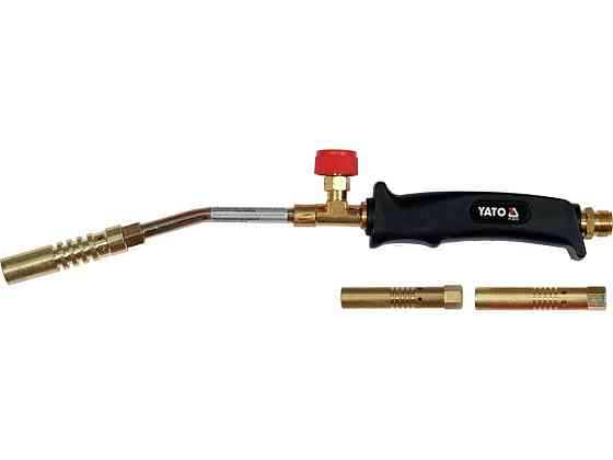 Пальник газовий YATO : l= 360 мм. до 4 кВт. 3 сопла (пропан, бутан) [20] Одесса