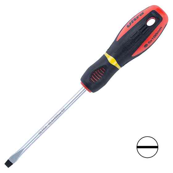 Отвертка шлицевая SL 5.0×100мм S2 Profi ULTRA (4000212) Киев