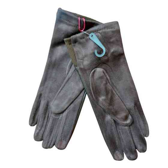 Рукавички жіночі сенсорні one size коричневий Київ