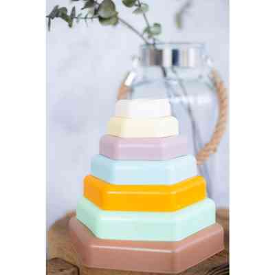 Развивающая игрушка Tigres ECO Пирамидка, ELFIKI (39919) Винница