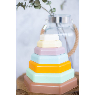 Розвиваюча іграшка Tigres ECO Пірамідка, ELFIKI (39919) Вінниця - фото 3