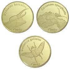 Північна Суматра-набір із 3 монет по 500 рупій 2018 «Жуки» UNC Полтава - фото 1