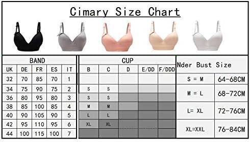 Комплект 4шт. женских бюстгальтеров Cimary для беременных и кормящих с мягкой чашкой дышащее бесшовн Днепр - изображение 1