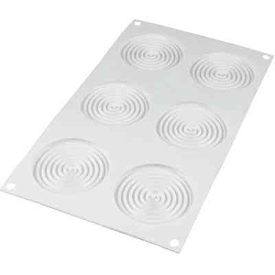 Форма для выпечки Silikomart New Tourbillon 28 d-70 h-8 mm (TOURBILLON 28) Винница