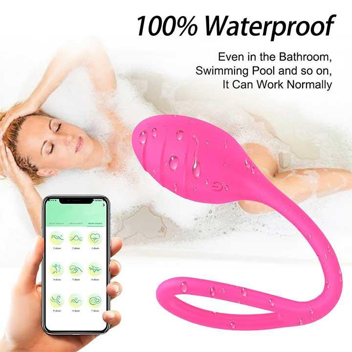 Виброяйцо смарт с 10 режимами вибрации с дистанционным управлением 9.5 см Розовый Винница - изображение 2