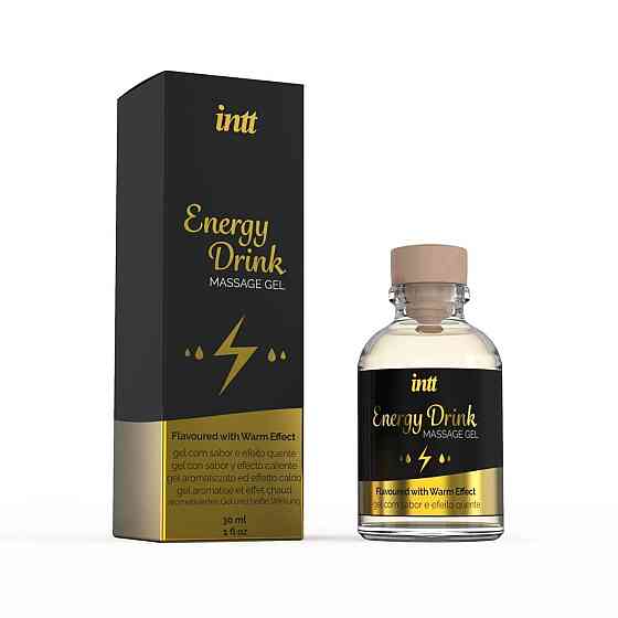 Массажный гель для интимных зон Intt Energy Drink (30 мл) разогревающий Sex Aura Киев