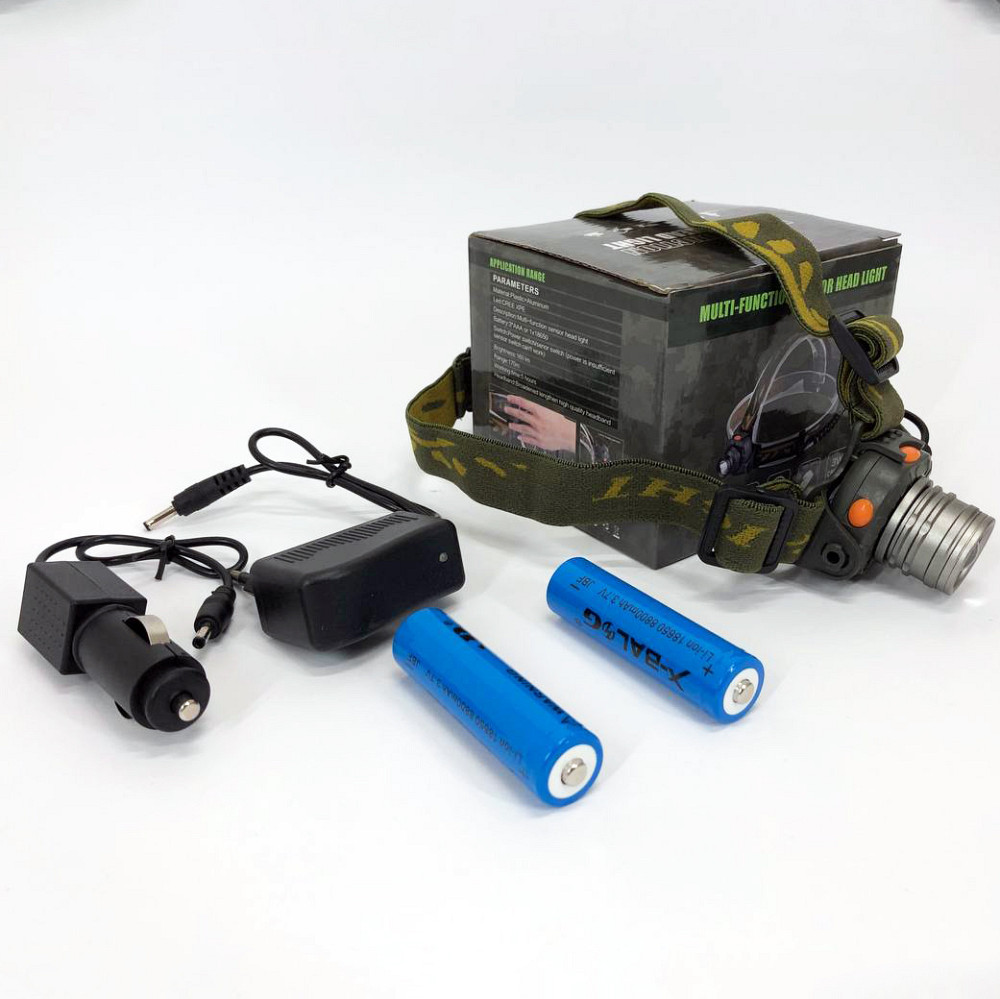 Налобный аккумуляторный фонарь на голову Bailong, Фонарь на голову аккумуляторный светодиодный мощный MJ-99 Львов - изображение 7