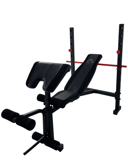 Скамья универсальная + парта Скотта + Тренажер для ног Стойки, скамьи для жима и приседаний регулируемая Киев - изображение 1