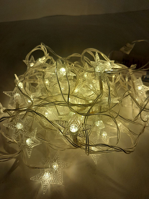 Гірлянда Зірочки 5.5м на батарейках Луцк - изображение 1