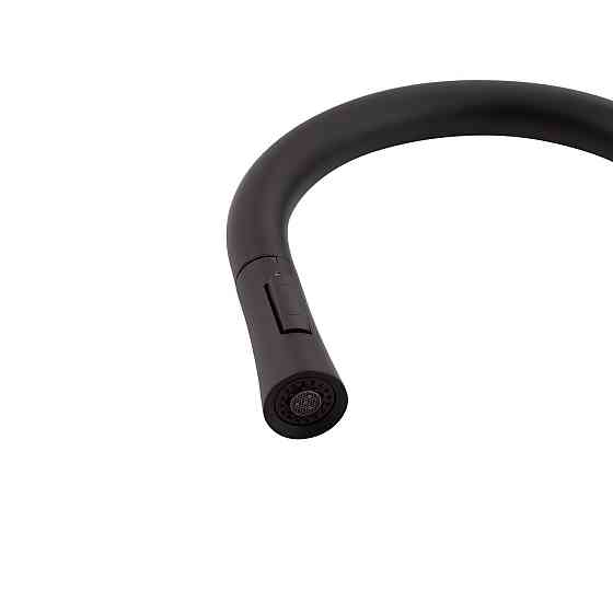 Змішувач для кухні Qtap Baruska з висувним виливом QTBAR9137103UB Black Matt Київ