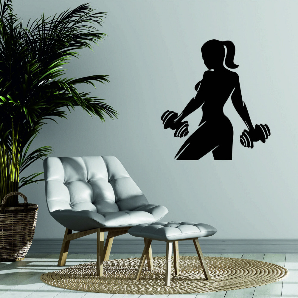 Декоративне настінне 3D Панно «Бодібілдінг» Декор на стіну з об'ємом 70*63 см, Чорний Київ - фото 3