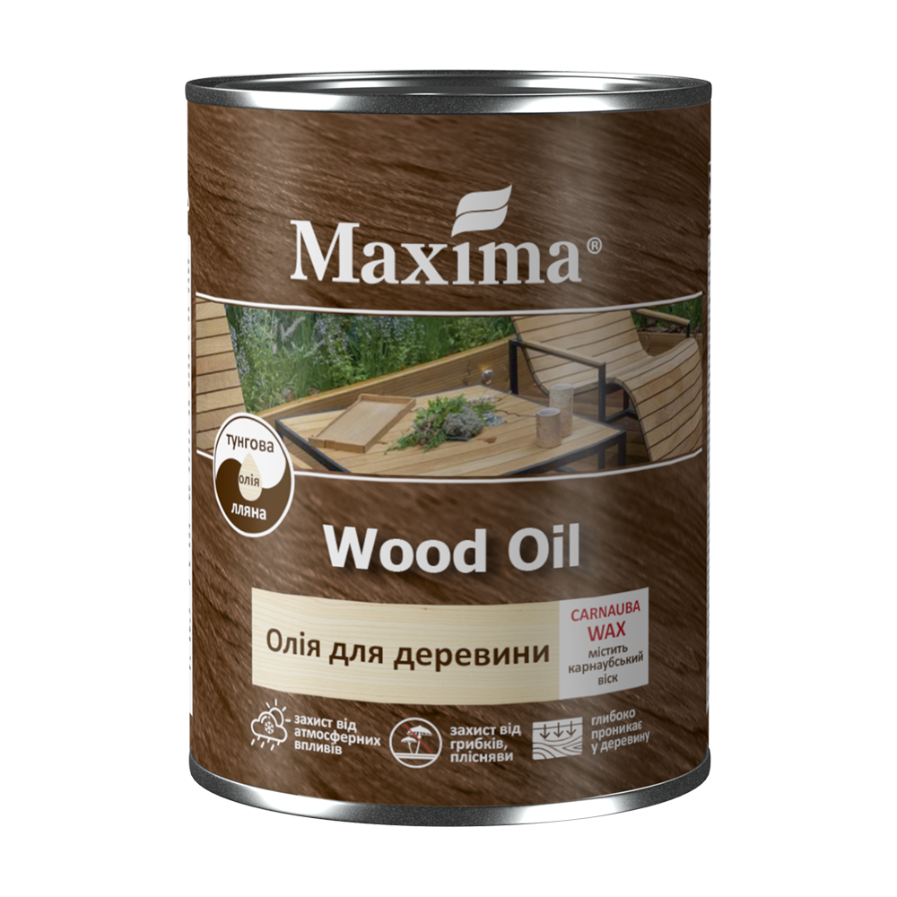 Олія для деревини графіт ТМ Maxima 0.65кг Харків - фото 1