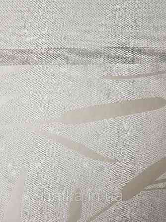 Шпалери вінілові на флізеліні Marburg Giulia 0.53х10 листя гілки очерет срібні на білому Київ