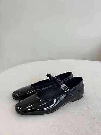 Балетки VIFEST чорні шкіра лакована 37-41р. (5459) Коломия