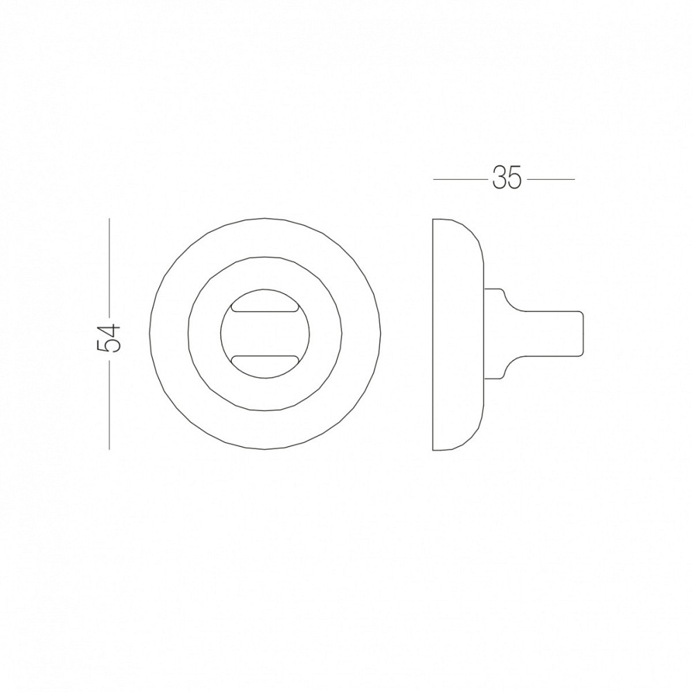 НАКЛАДКА ПІД WC T3 SN/CP МАТОВИЙ НІКЕЛЬ/ПОЛІРОВАНИЙ ХРОМ Київ - фото 3