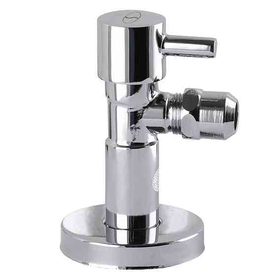 Кран напівобертовий кутовий з цангою SOLOMON 1/2″х 3/8″ Lazer 7076 (000002250) Київ