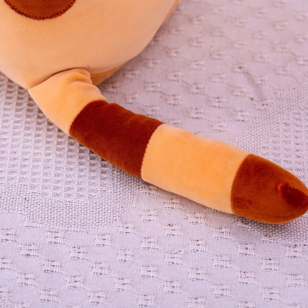 Іграшка обіймашка Кіт Батон, м'яка іграшка антистрес, подушка обіймашка, 70 см, Рижий Київ - фото 2