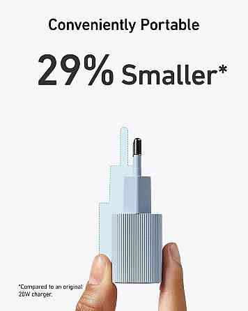 Мережевий зарядний пристрій Anker PowerPort 511 Nano IV - 30W USB-C Black (7030801) Київ