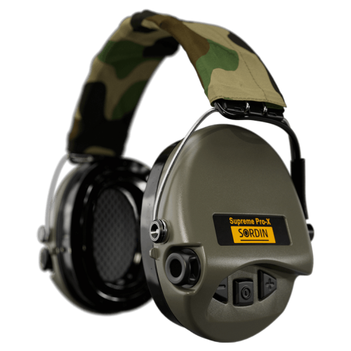 Навушники активні тактичні Sordin Supreme Pro X LED (ліхтар 2xAAA) Олива-камуфляж Вінниця - фото 1