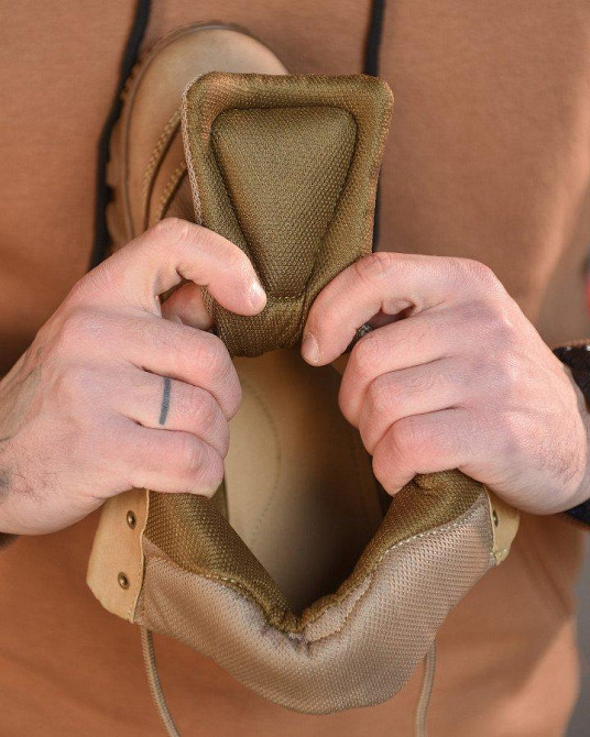 Тактичні Берці Undolini Крейзі American Койот Air-Tex ВТ1011 Одеса - фото 6