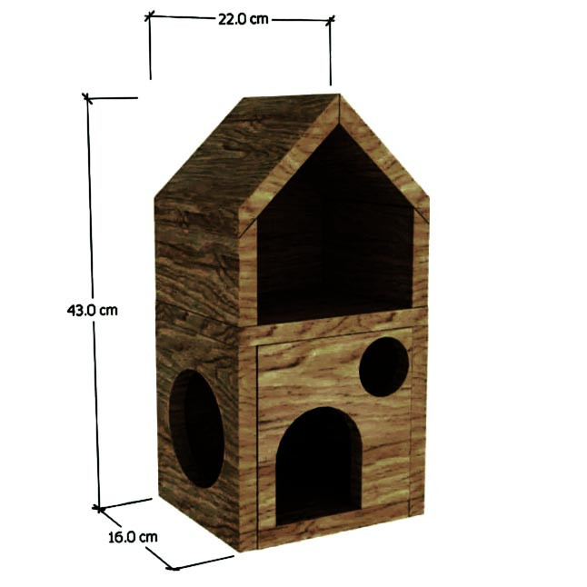 Домик для шиншиллы 