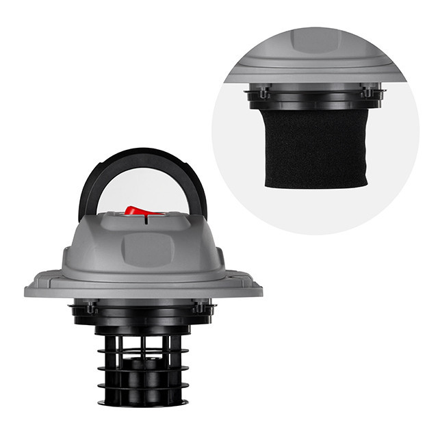 Пилосос INTERTOOL DT-1020, 1,2 кВт, >17 кПа, бак 20 л пластик, шланг 1,5 м - для побутового прибирання Львів - фото 9