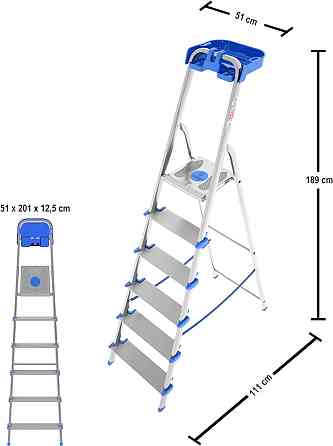 Лестница Colombo Atlantica 6 ступеней (S112A06P) Киев