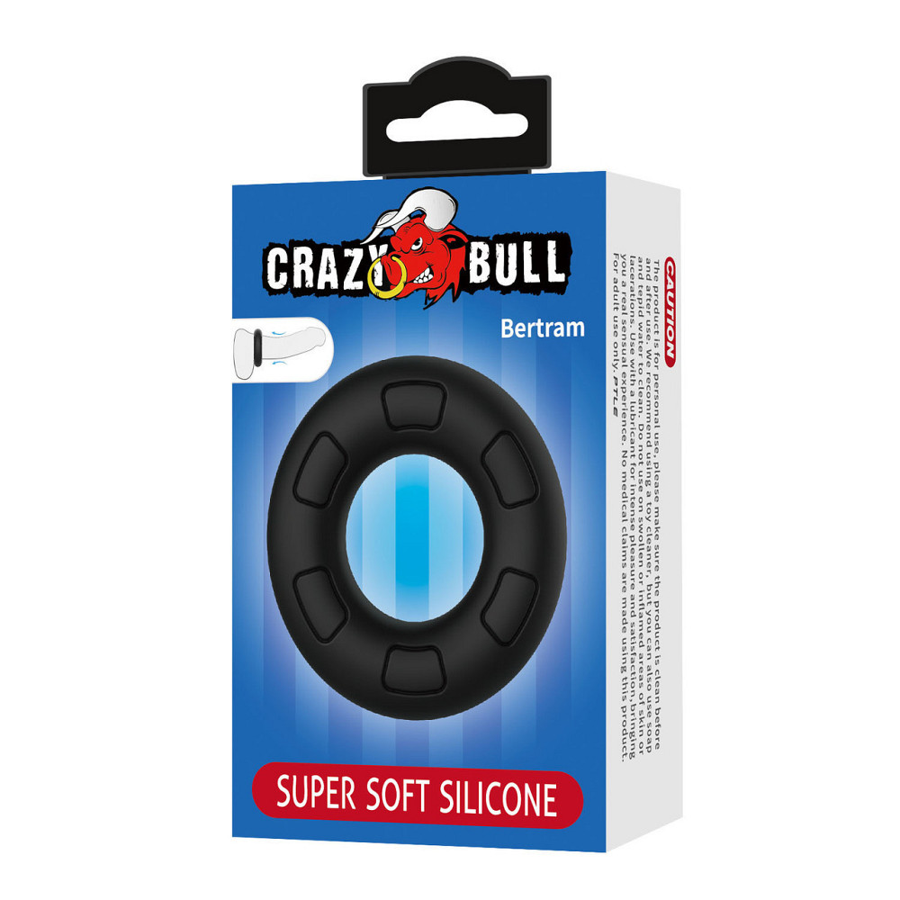 Ерекційне кільце Crazy Bull - Bertram Super Soft Silicone Cock Ring, BI-210247 Sex Aura Київ - фото 8