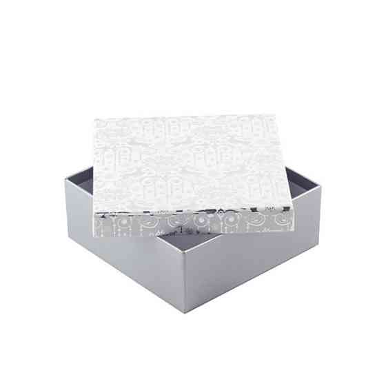 Коробка подарункова "Silver" 14 х 14 х 8 см Рівне