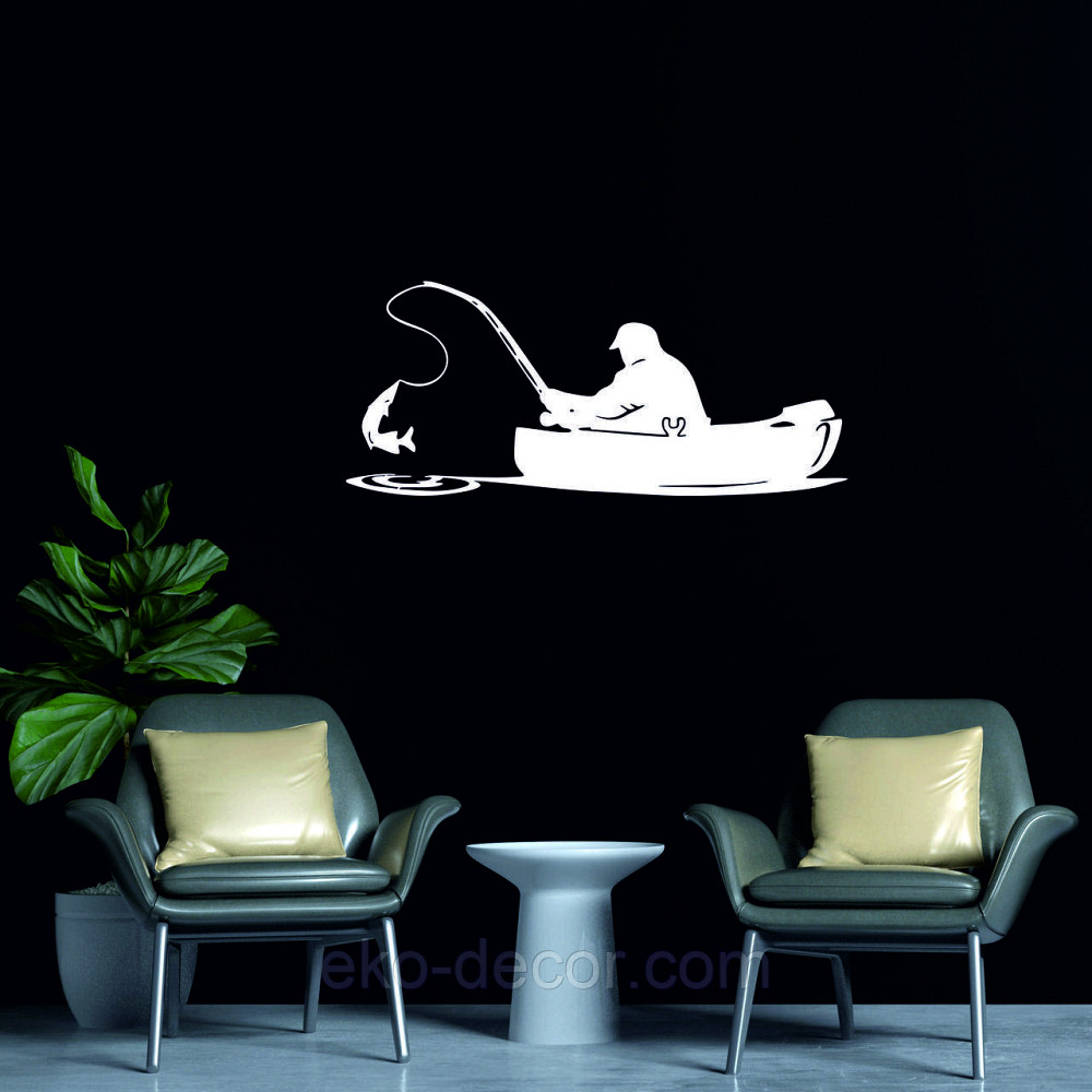 Декоративне настінне Панно «Рибак», Декор на стіну Київ - фото 2