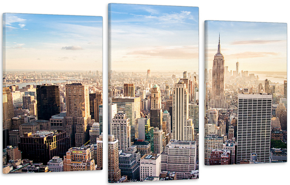 Модульная картина в гостиную / спальню Пейзаж міста Art-583_3 Киев - изображение 1