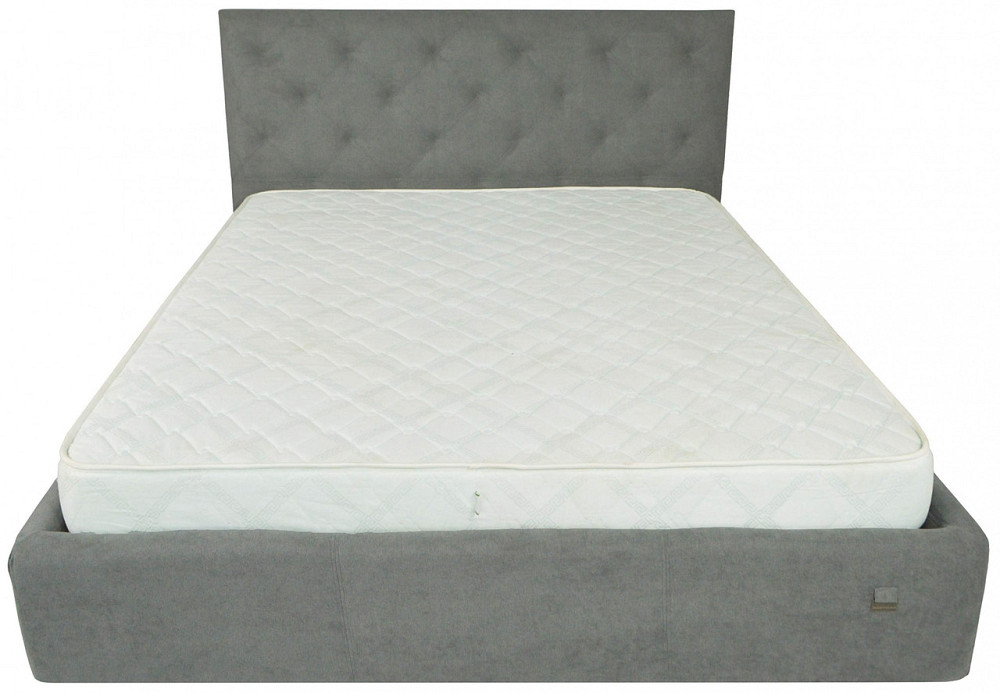 Кровать Двуспальная Bristol Comfort 160 х 190 см Aston 16 С подъемным механизмом и нишей для белья Серый Днепр - изображение 10