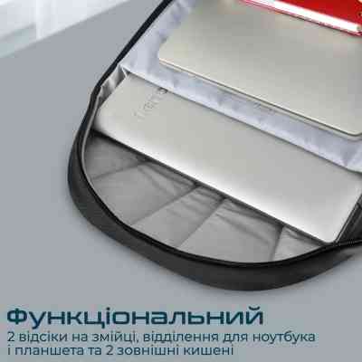 Рюкзак для ноутбука Promate 15.6" Birger black (birger.black) Вінниця
