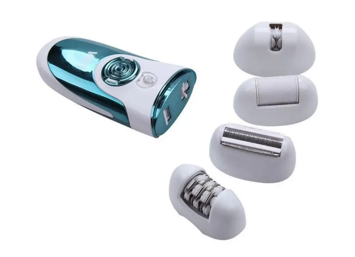 Акумуляторний Епілятор VGR V-700 4в1, 3 голівки для гоління, час роботи 50 хвилин (7998) Одеса - фото 5