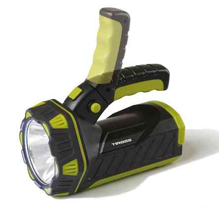 Ліхтар акумуляторний Tiross TS-1983, чорно-зелений Вінниця