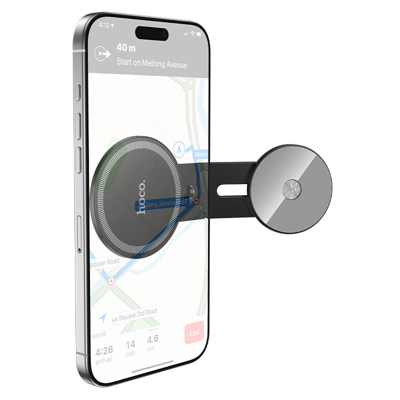 Автомобильный держатель для телефона HOCO H93 Stable magnetic case screen holder(display screen) Black Одесса - изображение 4