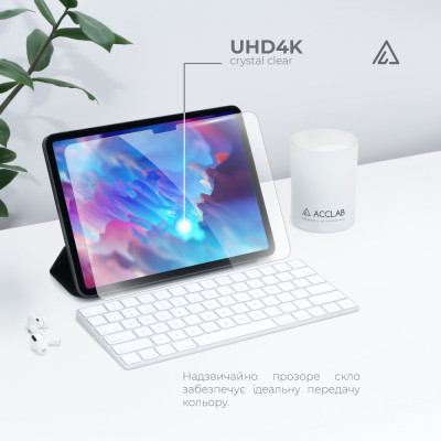 Скло захисне ACCLAB Full Glue Apple iPad Air 11 (2024) (1283126593703) Вінниця - фото 7