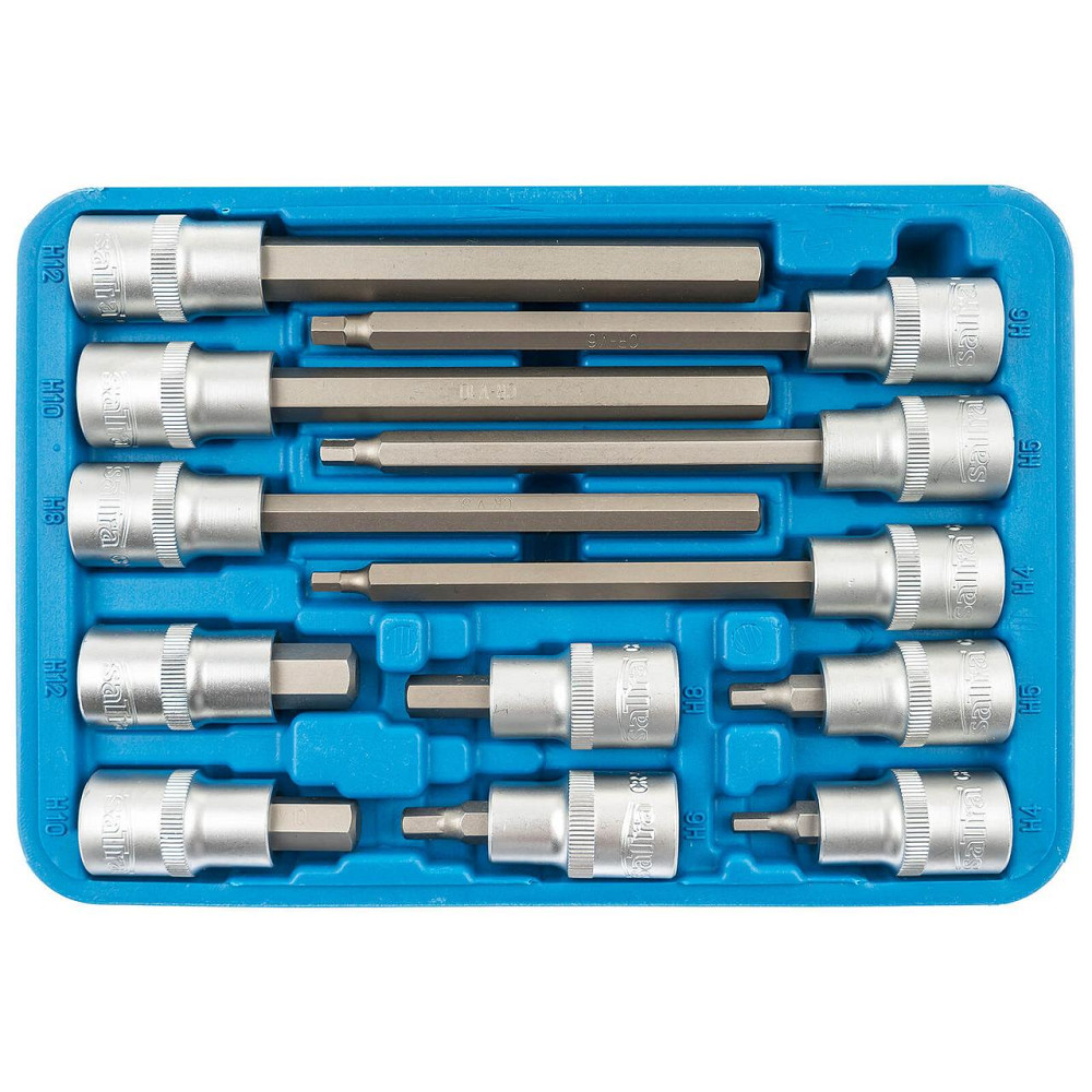 Набір ключів HEX з насадками 1/2"-12 предметів SATRA S-SH1212L Чернігів - фото 2