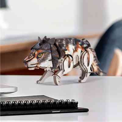 Пазл Cubic Fun тривимірний Дикі тварини Сірий вовк (DS1180h) Вінниця