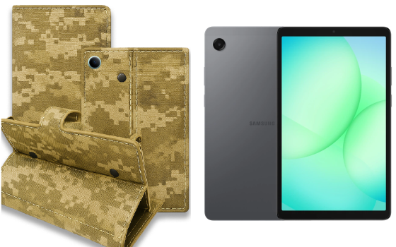 Книжка-трансформер для планшета Samsung Galaxy Tab A9, Galaxy Tab A9+, колір Black Pixel Київ