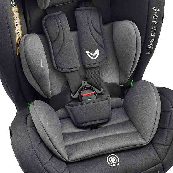 Автокрісло VELANO Aura 360° i-Size 40–150 см, ISOFIX, grey Київ