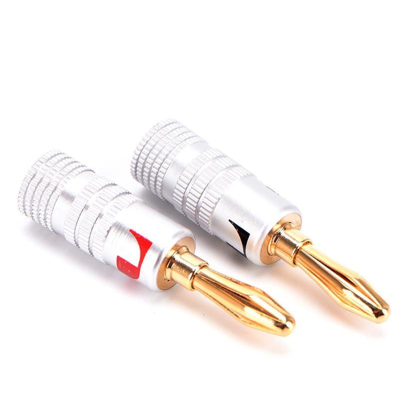 Штекер банановый Nakamichi с золотым покрытием, 4мм, пара Киев - изображение 7