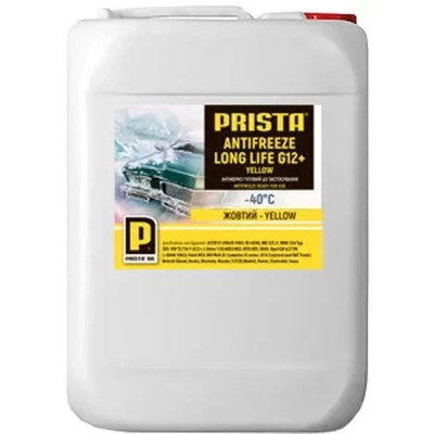 Антифриз PRISTA Long Life G12+ Yellow 10л (74627) Винница - изображение 1