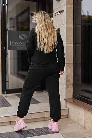 Спортивний костюм худі та джогери "Dante" | Батал | Розпродаж моделі Чорний, 50-52 Київ