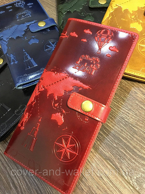 Красный кожаный женский тревел-кейс Hi Art Киев - изображение 1