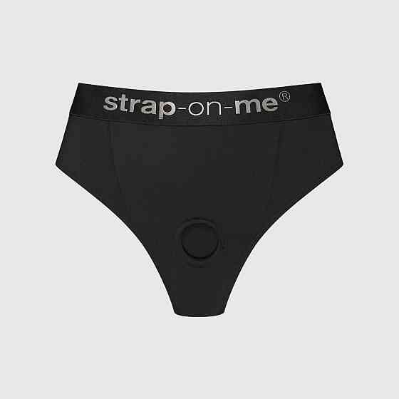 Трусики з фіксацією дилдо Strap-On-Me Harness Lingerie Idole - S - Black Sex Aura Київ