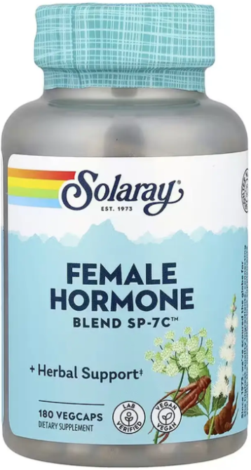 Жіночий гормон Solaray Female Hormone Blend 180 розтік Київ - фото 3