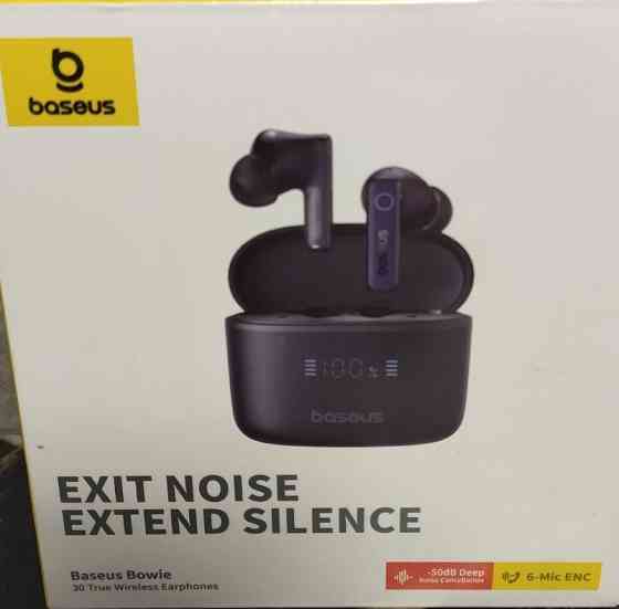 Беспроводные наушники Baseus Bowie 30 Bluetooth V5.3. Новые. Харьков