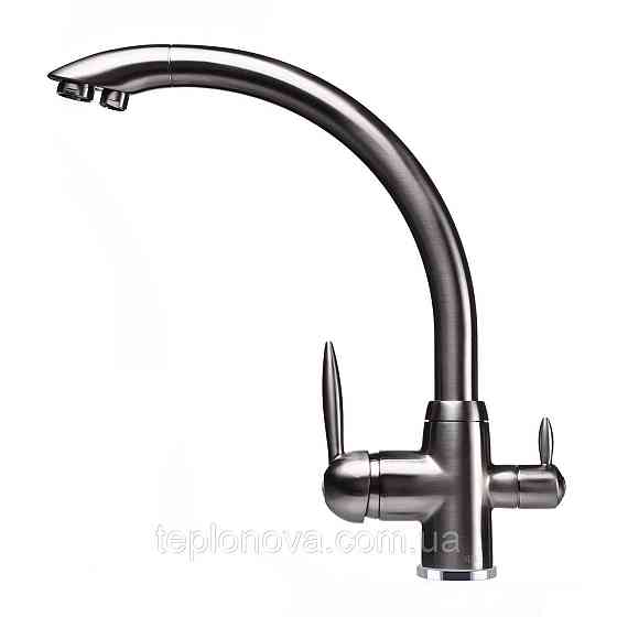 Смеситель для кухни под осмос Globus Lux LAZER GLLR-0777-8-STSTEEL Черновцы